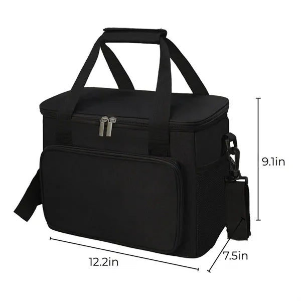15L Insulated Cooler Bag 3-Layer Thermal for Food Drink