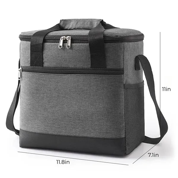 15L Leakproof Insulated Cooler Bag Oxford Fabric for Storage