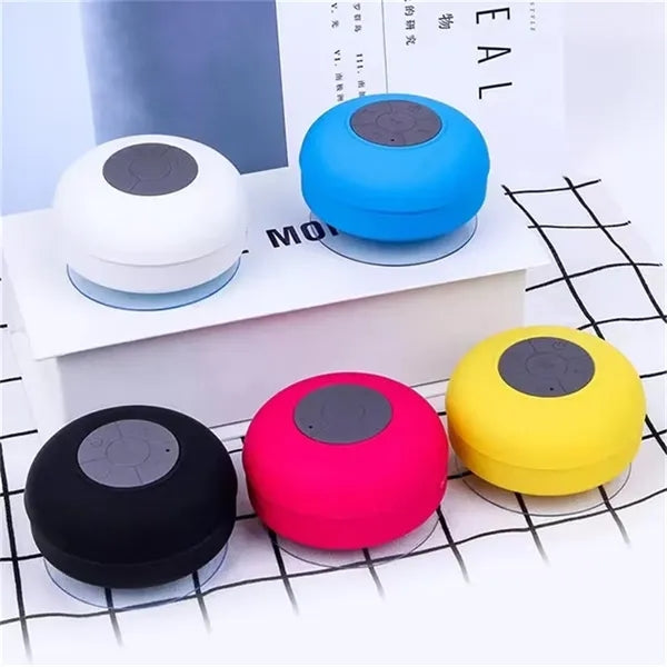 IPX4 Waterproof Bathroom Bluetooth Speaker with LED Light