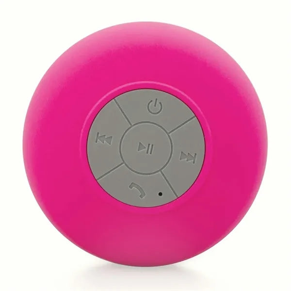 IPX4 Waterproof Bathroom Bluetooth Speaker with LED Light