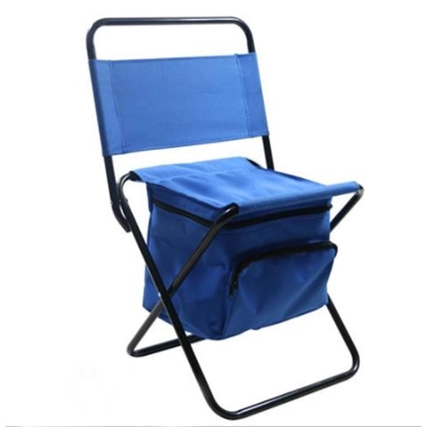 Folding chair with cooler