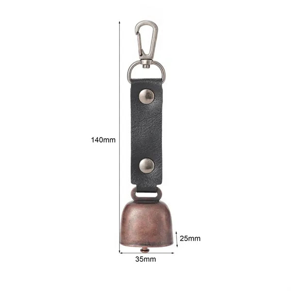 Loud Metal Bear Bell w Handle for Hiking
