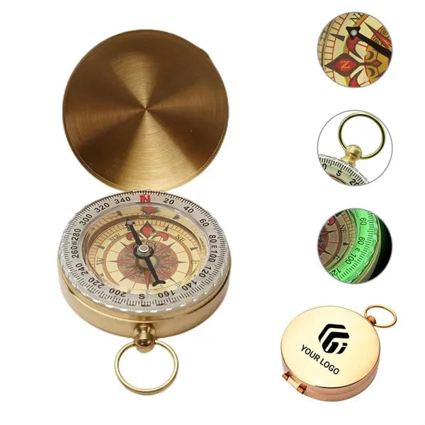 Outdoor Mountaineering Copper G50 Pocket Watch Compass