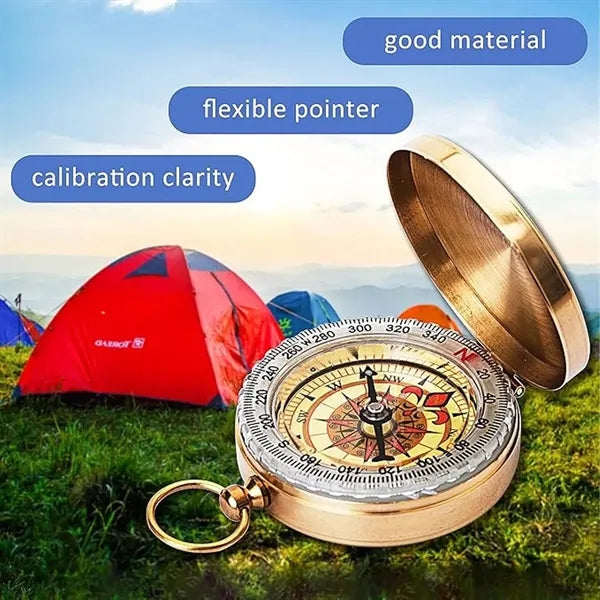 Outdoor Mountaineering Copper G50 Pocket Watch Compass