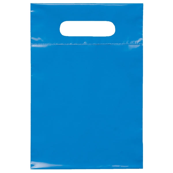 7W x 10 1/2H Die Cut Handle Bag - Flexo Ink Print