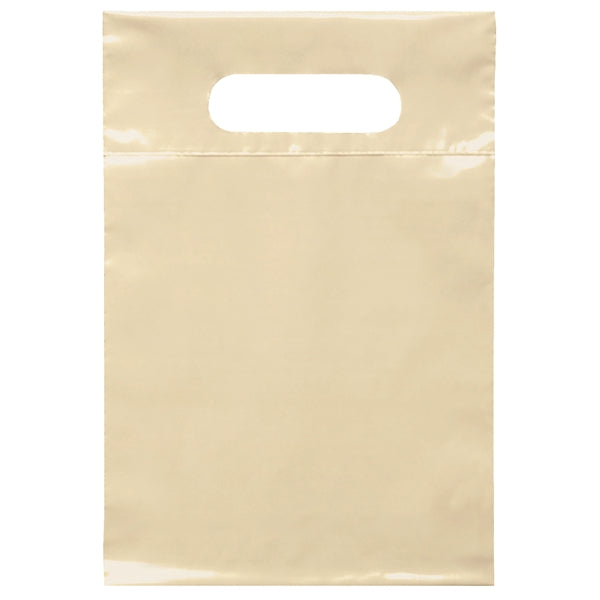 7W x 10 1/2H Die Cut Handle Bag - Flexo Ink Print