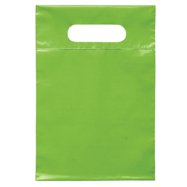 7W x 10 1/2H Die Cut Handle Bag - Flexo Ink Print