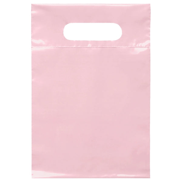 7W x 10 1/2H Die Cut Handle Bag - Flexo Ink Print