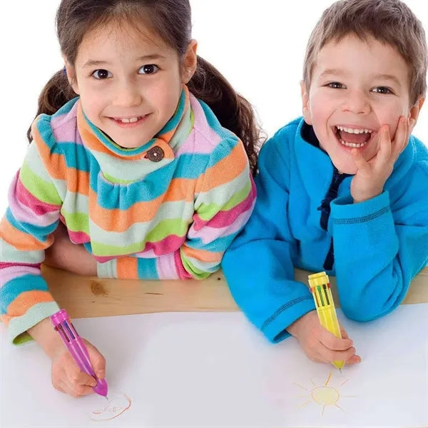 Multicolor Ballpoint Christmas Shuttle Pens Retractable