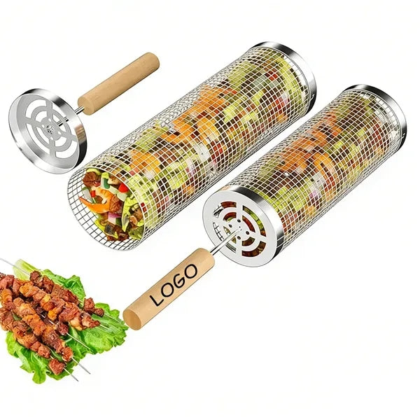 Rolling Grill Basket