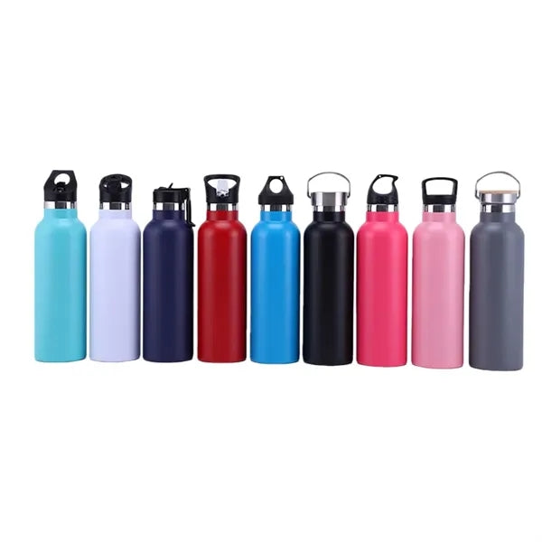 20OZ Water Bottle with Interchangeable Lids