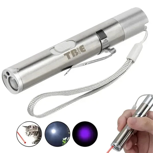 Mini Portable Flashlight Pet Interactive Toy