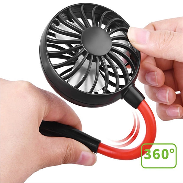 Mini USB Fan Neckband Sports
