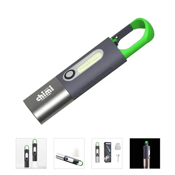 Waterproof Telescopic flashlight with hook