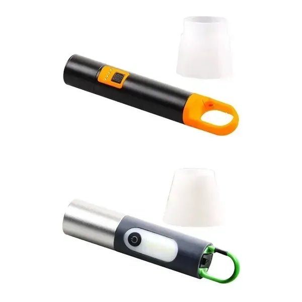 Waterproof Telescopic flashlight with hook