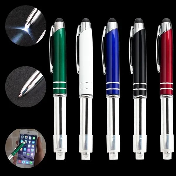 3 in 1 Stylus Metal Pen with LED