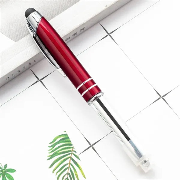 3 in 1 Stylus Metal Pen with LED