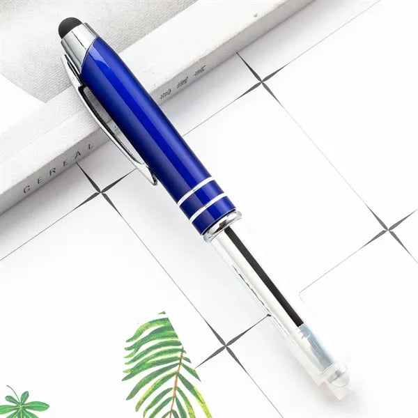 3 in 1 Stylus Metal Pen with LED
