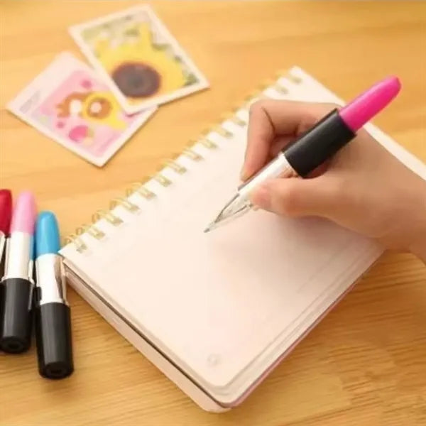 Creative Ballpoint Writing Multi Color Lipstick Pens