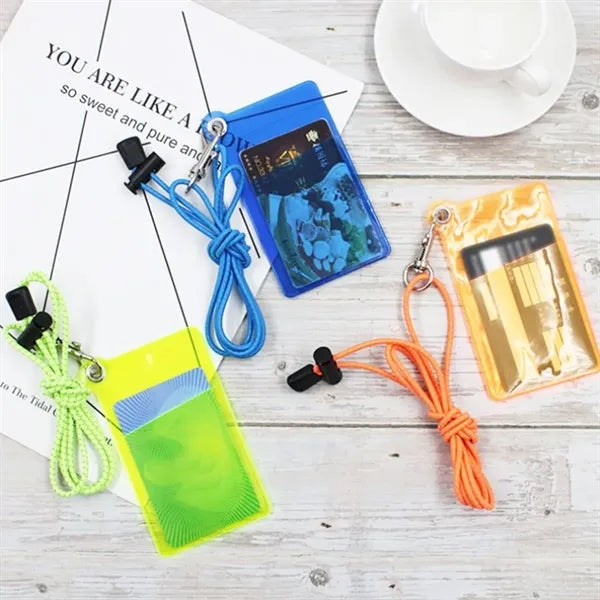 Waterproof Phone Pouch with Adjustable Lanyard