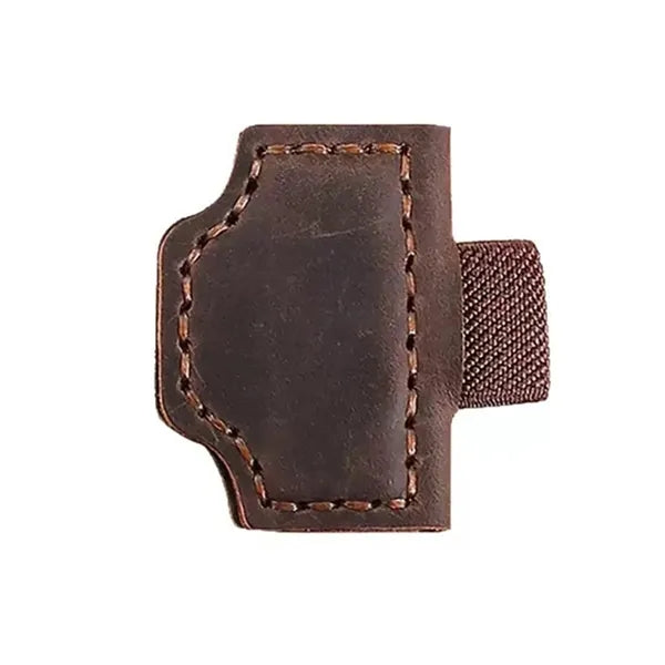 Magnetic Leather Bookmark with Pen Holder