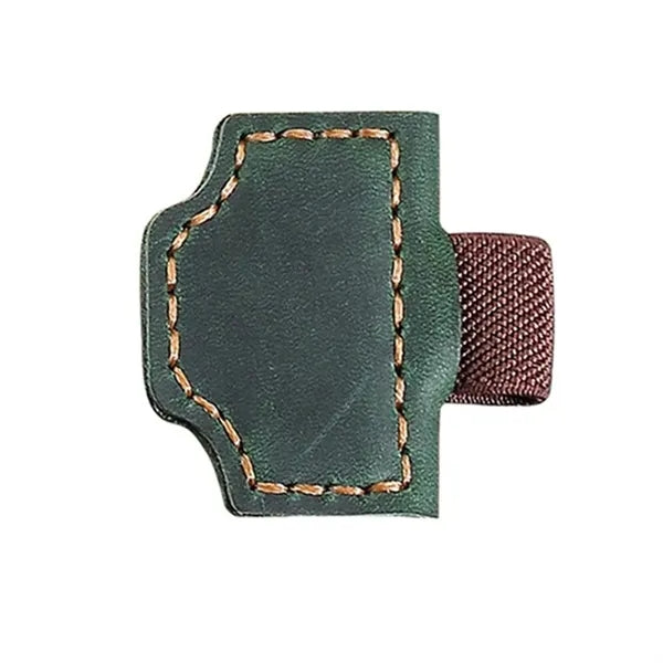 Magnetic Leather Bookmark with Pen Holder