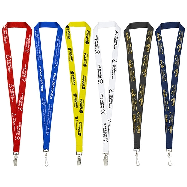 3/4" Import Air Ship Silkscreen Lanyard