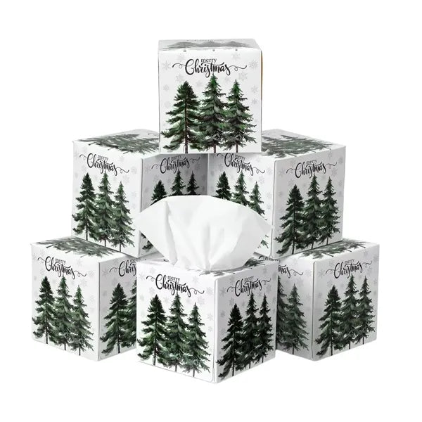 Square Cube Tissue Box (Tissues Included)
