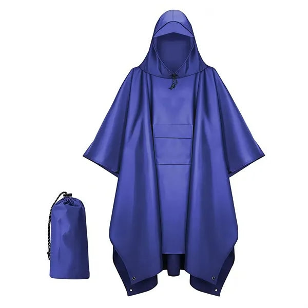 Hooded Rain Poncho