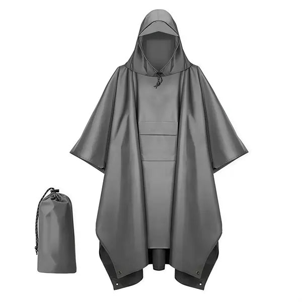 Hooded Rain Poncho