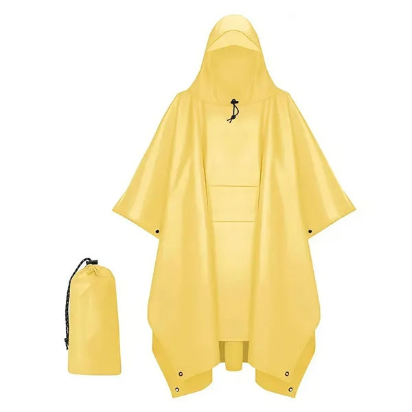 Hooded Rain Poncho