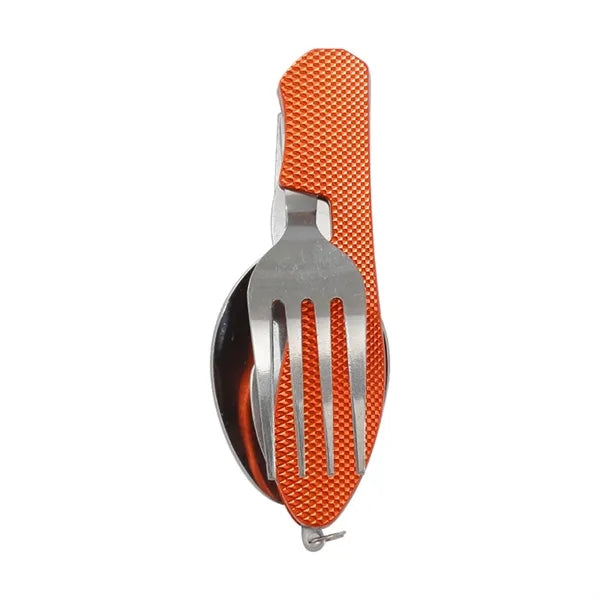 Folding Camping Utensils Cutlery Set
