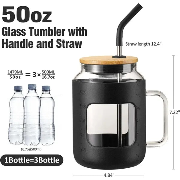 50oz Glass Water Bottle