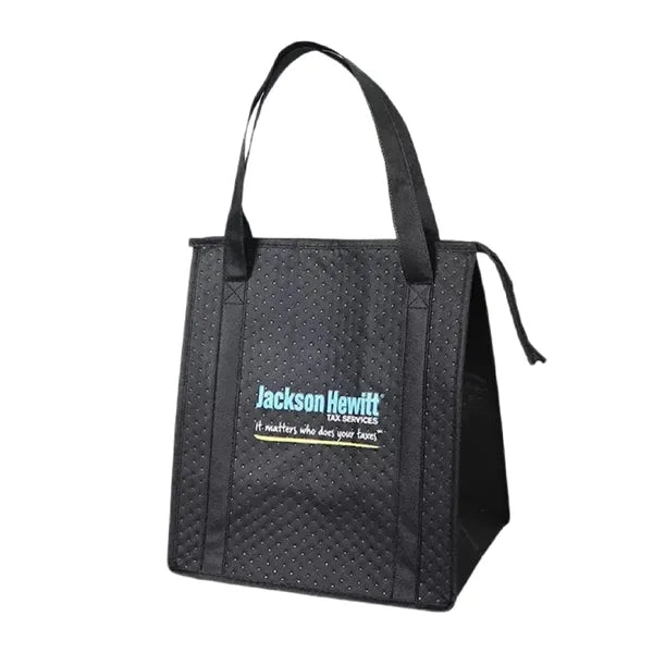 Large Insulate Cooler Zipper Tote Bag