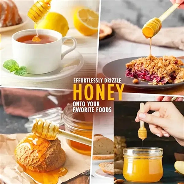 Wooden Honey Dipper Sticks