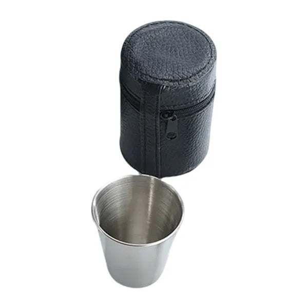 2.37Oz Four Cup Stainless Steel Set