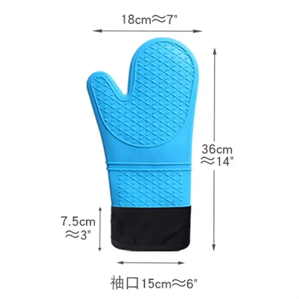 Silicone Oven Heat Resistant Kitchen Mitts