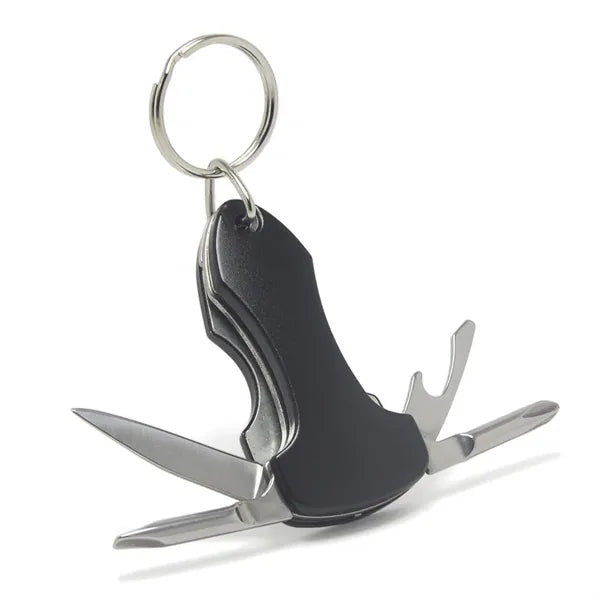 6 in 1 Stainless Steel Multi Tool Kit Keychain