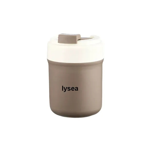 304 stainless steel coffee cup with straw