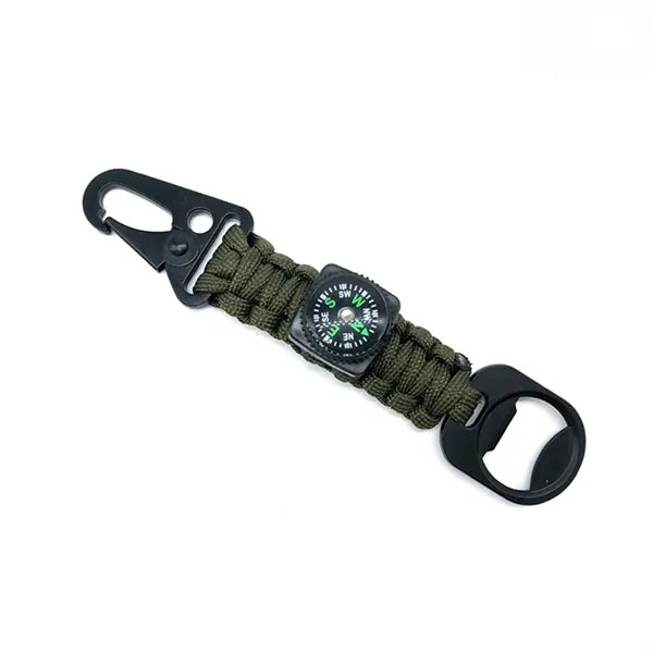 4" 1 Multifunctional Outdoor Tools Braided Keychain