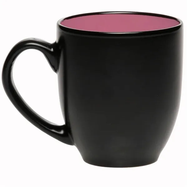 16 oz. Bistro Ceramic Mug - Color Coded Coffee Mugs
