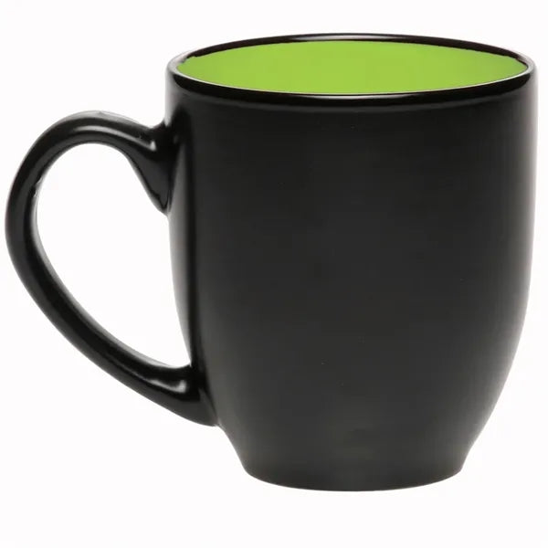16 oz. Bistro Ceramic Mug - Color Coded Coffee Mugs
