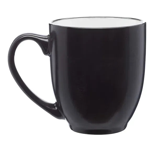 16 oz. Bistro Ceramic Mug - Color Coded Coffee Mugs
