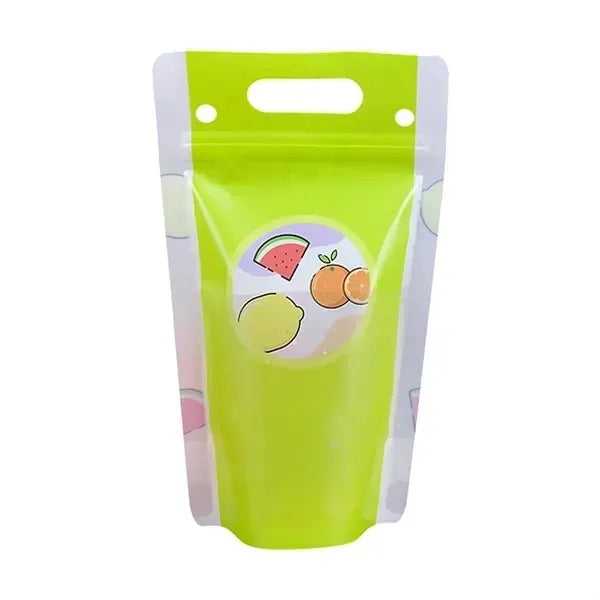 Drinks Flasks Juice Straw Pouch