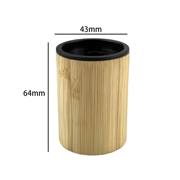 Eco Bamboo Shell Pencil Sharpener with Custom Logo