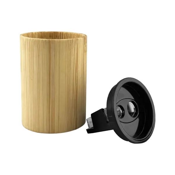Eco Bamboo Shell Pencil Sharpener with Custom Logo