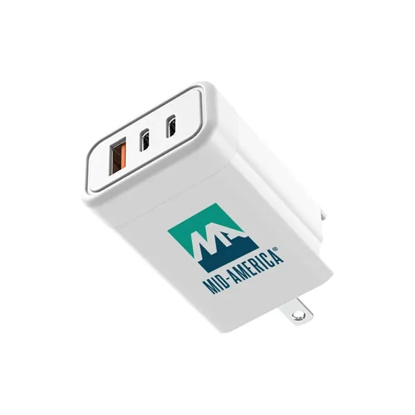 TriCharge 65W Wall Charger