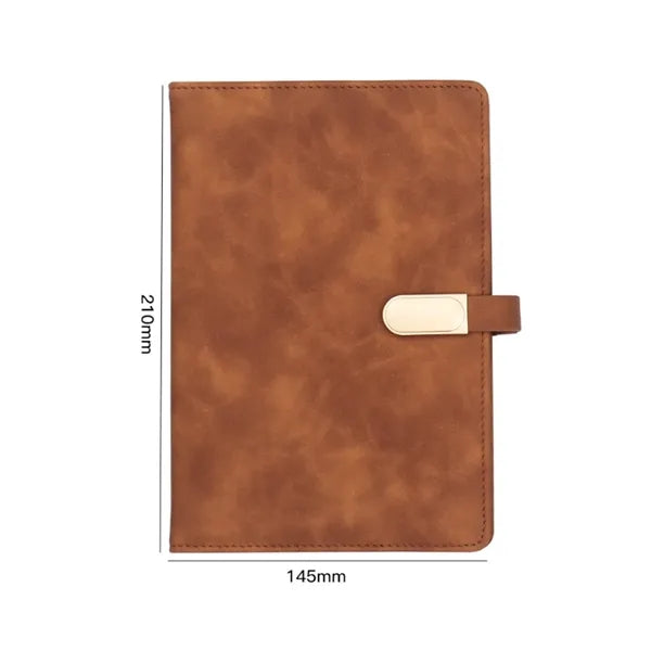 A5 PU Leather Business Notebook with Pen Loop