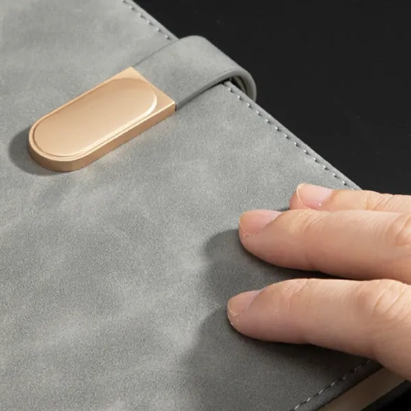 A5 PU Leather Business Notebook with Pen Loop