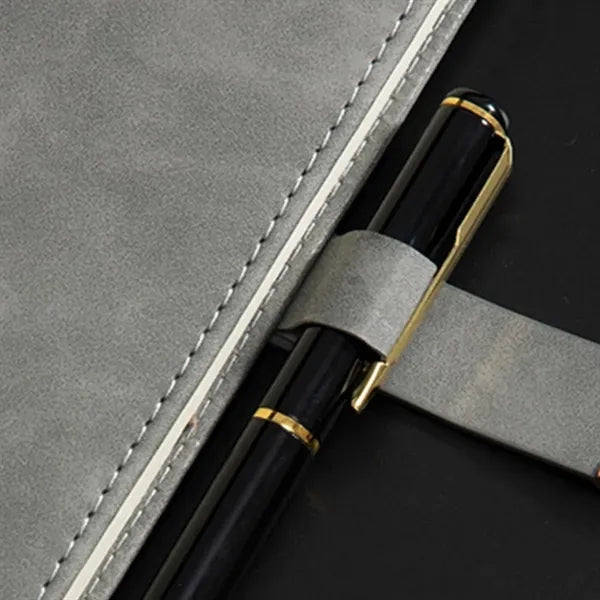 A5 PU Leather Business Notebook with Pen Loop